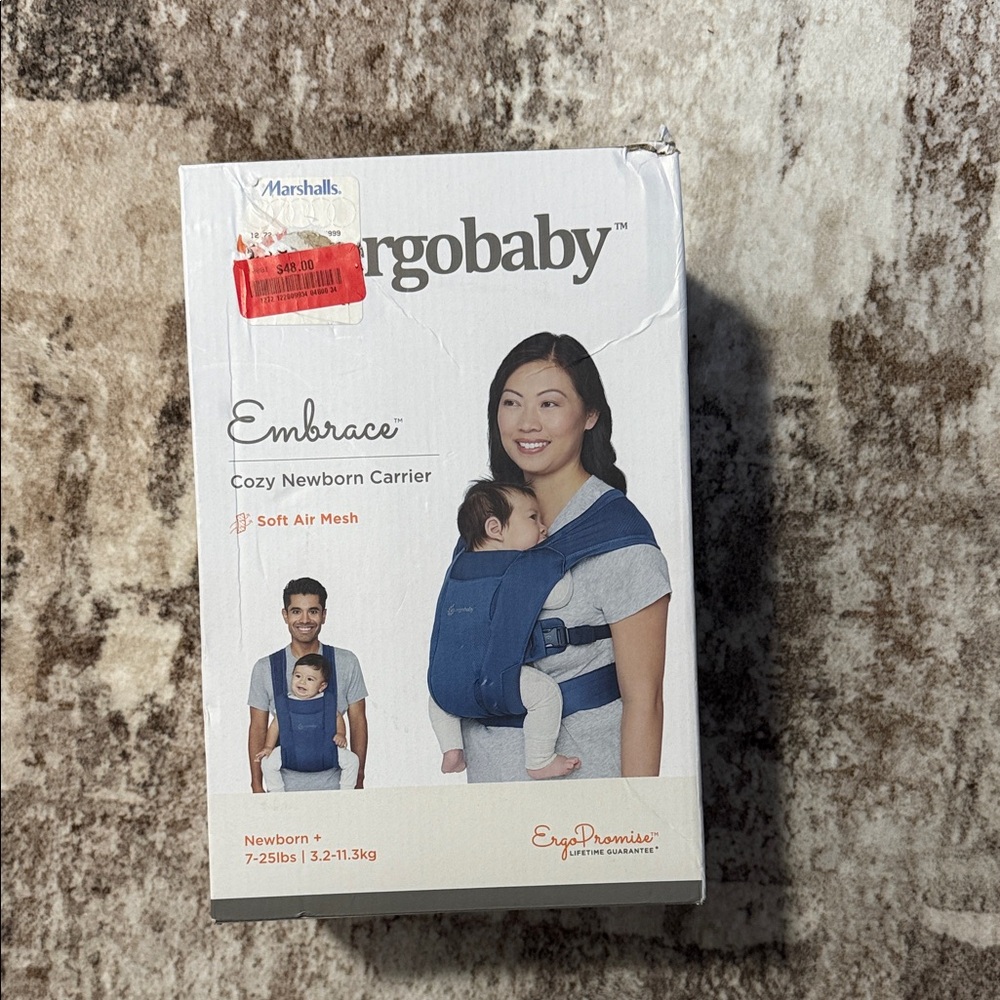Ergobaby Embrace Cozy Newborn Carrier - Navy